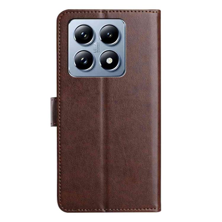 For Xiaomi 14T Lambskin 8-card Slot Leather Phone Case