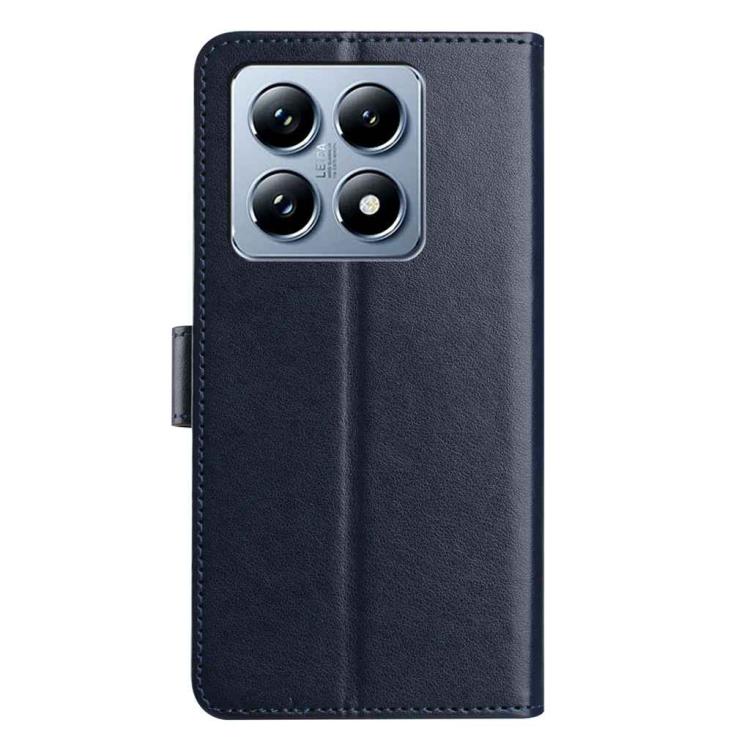 For Xiaomi 14T Lambskin 8-card Slot Leather Phone Case
