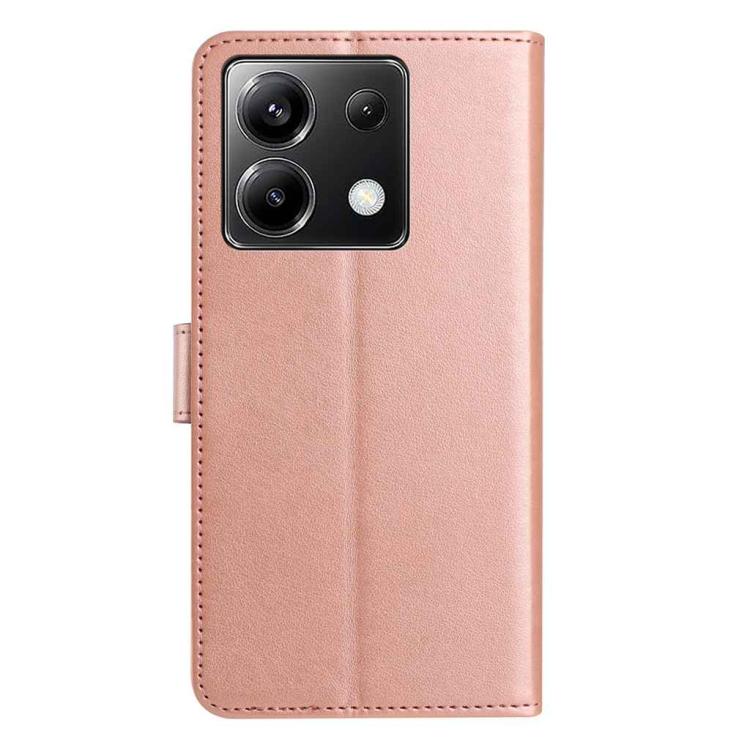 For Xiaomi Poco X6 5G Lambskin 8-card Slot Leather Phone Case