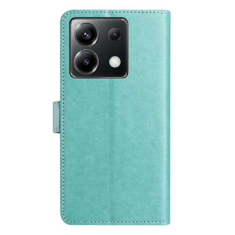 For Xiaomi Poco X6 5G Lambskin 8-card Slot Leather Phone Case