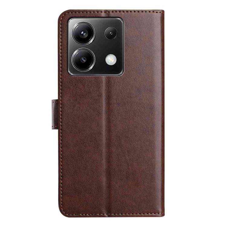 For Xiaomi Poco X6 5G Lambskin 8-card Slot Leather Phone Case