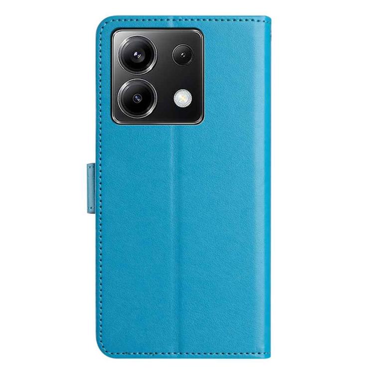 For Xiaomi Poco X6 5G Lambskin 8-card Slot Leather Phone Case