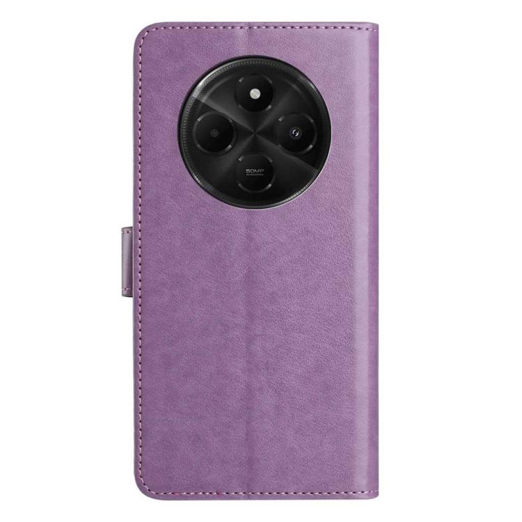 For Xiaomi Poco C75 5G Lambskin 8-card Slot Leather Phone Case