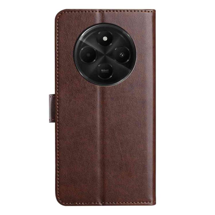For Xiaomi Poco C75 5G Lambskin 8-card Slot Leather Phone Case