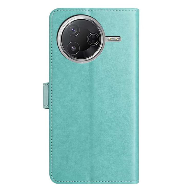 For Xiaomi Poco F7 Pro 5G Lambskin 8-card Slot Leather Phone Case