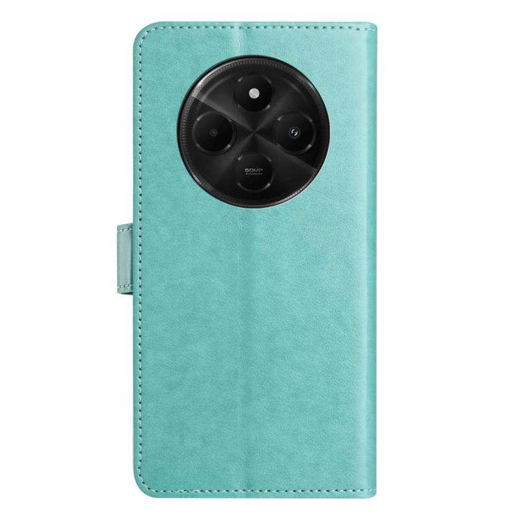For Xiaomi Poco M7 5G Lambskin 8-card Slot Leather Phone Case