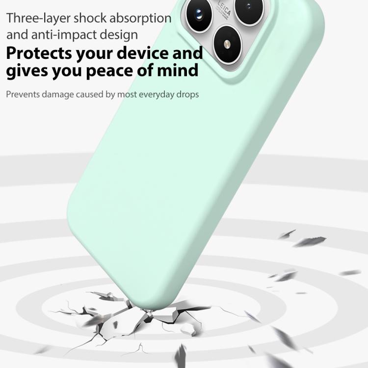 For Xiaomi 17 Liquid Silicone Skin-friendly Shockproof Phone Case