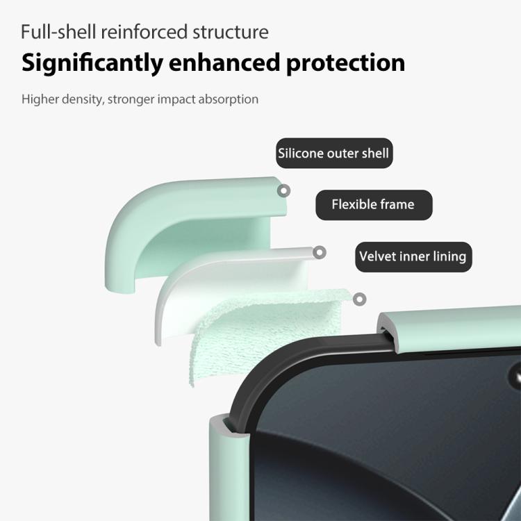 For Xiaomi 17 Pro Liquid Silicone Skin-friendly Shockproof Phone Case