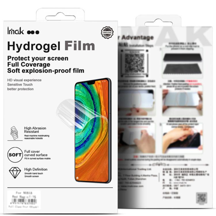 For Apple Watch Ultra 1/2/3 49mm 2pcs imak Curved Full Screen Hydrogel Film Protector