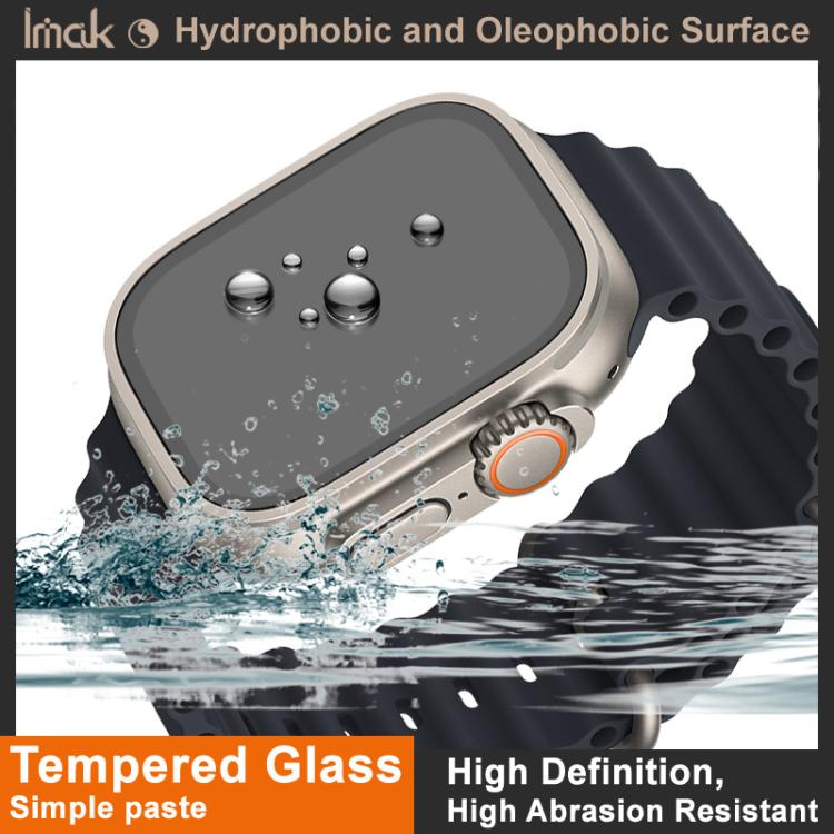 For Apple Watch Ultra 1/2/3 49mm  IMAK Tempered Glass Watch Protective Film