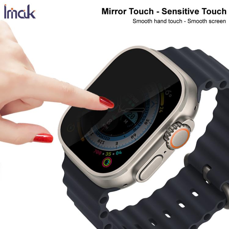 For Apple Watch Ultra 1/2/3 49mm imak HD Full Screen Privacy Tempered Glass Protective Film