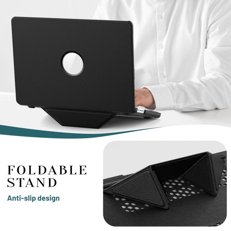 For MacBook Pro 14 inch A3185 / A3401 Business Pro Magnetic Holder Laptop Protective Case