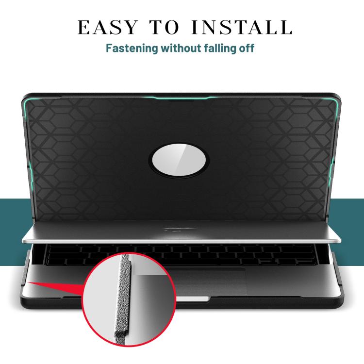 For MacBook Pro 14 inch A3185 / A3401 Business Pro Magnetic Holder Laptop Protective Case