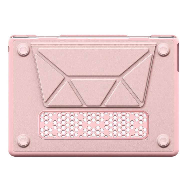 For MacBook Air 13.6 inch A3113 / A3240 Business Pro Magnetic Holder Laptop Protective Case