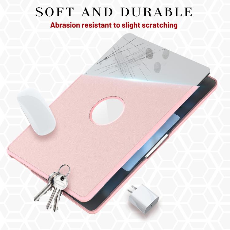 For MacBook Air 13.6 inch A3113 / A3240 Business Pro Magnetic Holder Laptop Protective Case