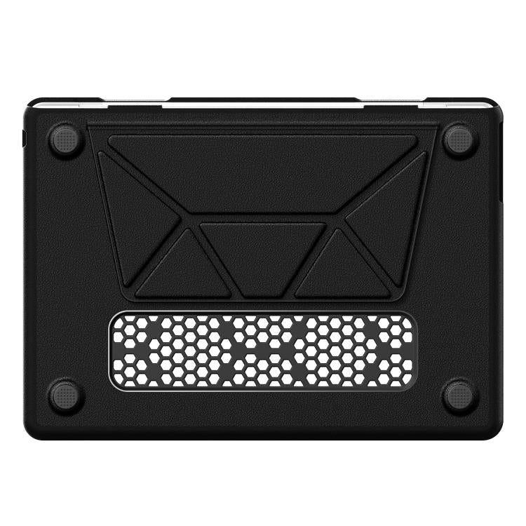 For MacBook Air 13.6 inch A3113 / A3240 Business Pro Magnetic Holder Laptop Protective Case
