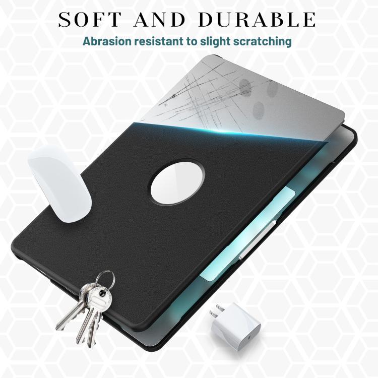 For MacBook Air 13.6 inch A3113 / A3240 Business Pro Magnetic Holder Laptop Protective Case