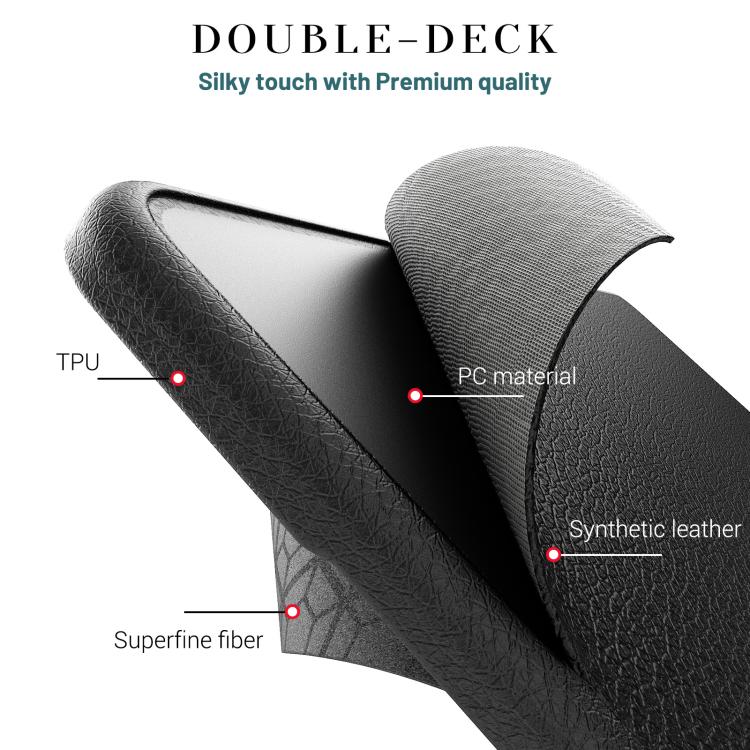 For MacBook Air 13.6 inch A3113 / A3240 Business Pro Magnetic Holder Laptop Protective Case