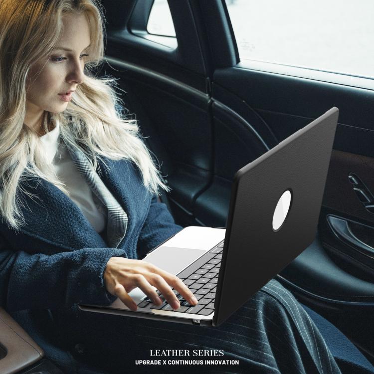 For MacBook Air 13.6 inch A3113 / A3240 Business Pro Magnetic Holder Laptop Protective Case