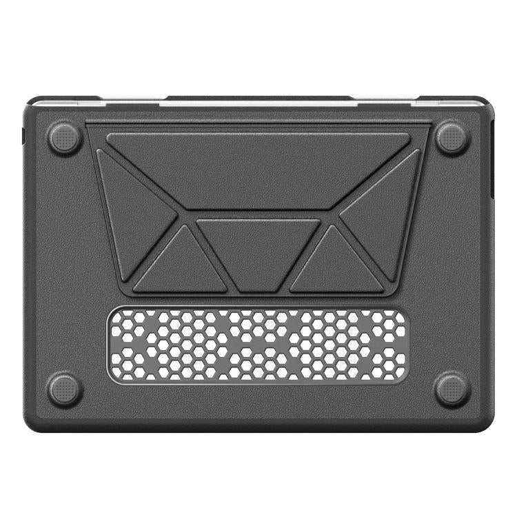 For MacBook Air 13.6 inch A3113 / A3240 Business Pro Magnetic Holder Laptop Protective Case
