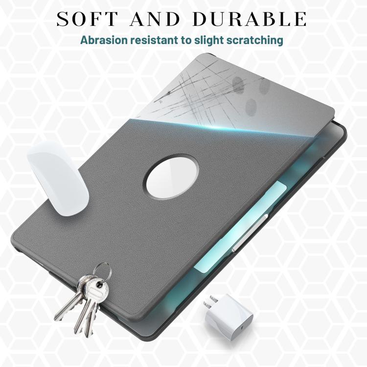 For MacBook Air 13.6 inch A3113 / A3240 Business Pro Magnetic Holder Laptop Protective Case
