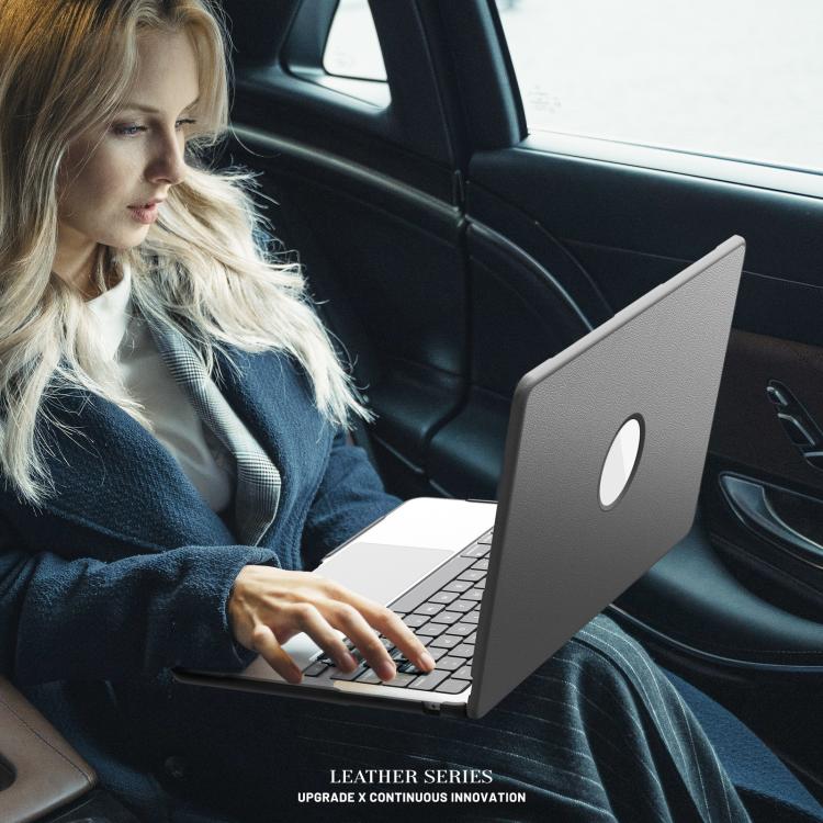 For MacBook Air 13.6 inch A3113 / A3240 Business Pro Magnetic Holder Laptop Protective Case