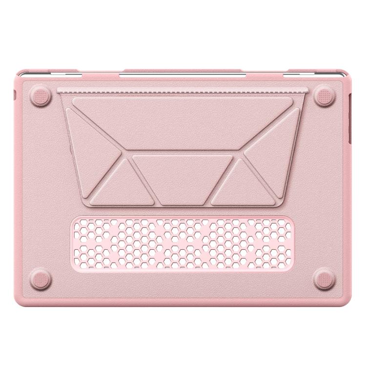 For MacBook Air 15.3 inch A3114 / A3241 Business Pro Magnetic Holder Laptop Protective Case