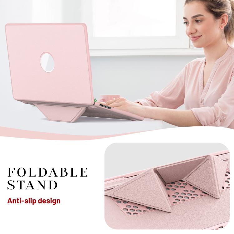 For MacBook Air 15.3 inch A3114 / A3241 Business Pro Magnetic Holder Laptop Protective Case