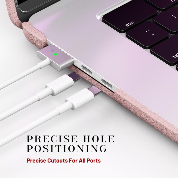 For MacBook Air 15.3 inch A3114 / A3241 Business Pro Magnetic Holder Laptop Protective Case