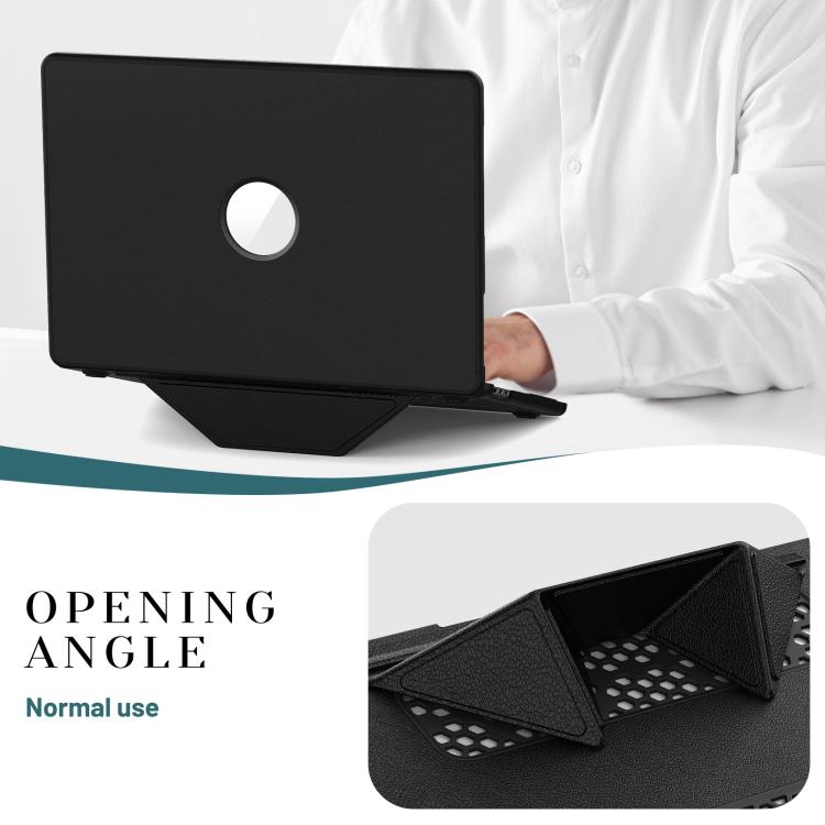 For MacBook Air 15.3 inch A3114 / A3241 Business Pro Magnetic Holder Laptop Protective Case