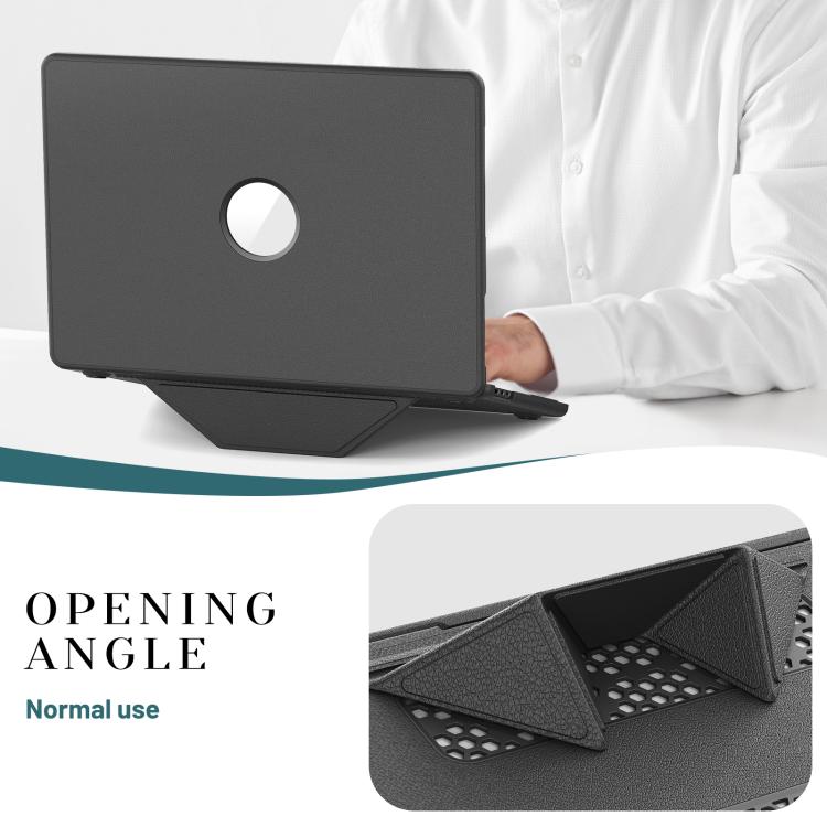 For MacBook Air 15.3 inch A3114 / A3241 Business Pro Magnetic Holder Laptop Protective Case