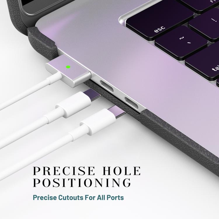 For MacBook Air 15.3 inch A3114 / A3241 Business Pro Magnetic Holder Laptop Protective Case