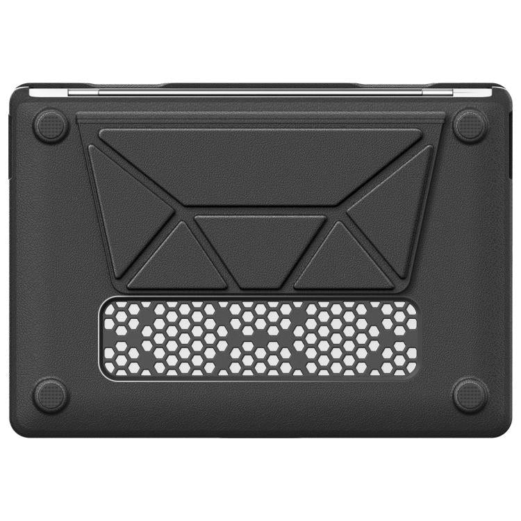 For MacBook Air 13.3 inch A2337 Business Pro Magnetic Holder Laptop Protective Case