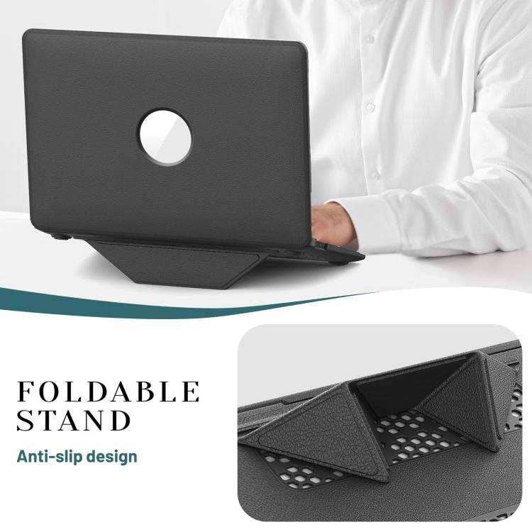 For MacBook Air 13.3 inch A2337 Business Pro Magnetic Holder Laptop Protective Case