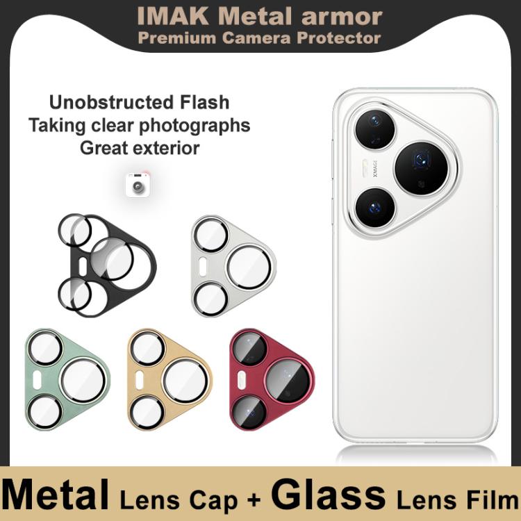 For Huawei Pura 80 Pro / 80 Pro+ 5G IMAK Metal Armor Premium Camera Protector Film
