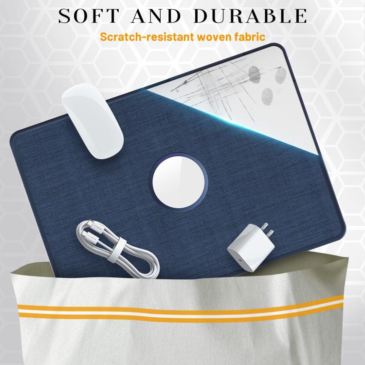 For MacBook Air 13.6 inch A3113 / A3240 Fabric Texture Pro Magnetic Holder Laptop Protective Case
