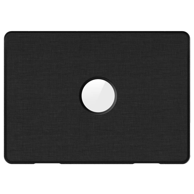 For MacBook Air 13.6 inch A3113 / A3240 Fabric Texture Pro Magnetic Holder Laptop Protective Case