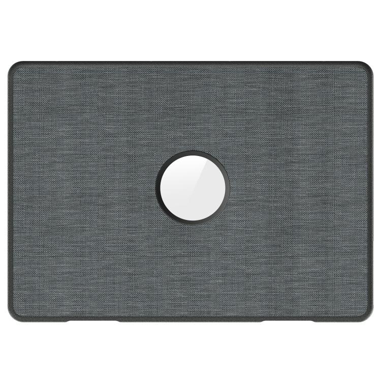For MacBook Air 13.6 inch A3113 / A3240 Fabric Texture Pro Magnetic Holder Laptop Protective Case