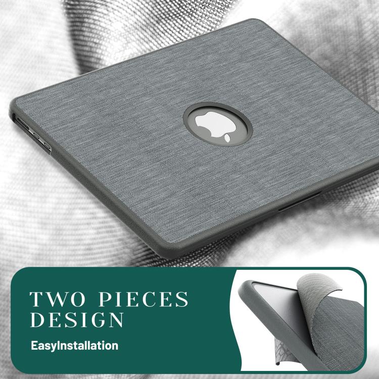 For MacBook Air 13.6 inch A3113 / A3240 Fabric Texture Pro Magnetic Holder Laptop Protective Case