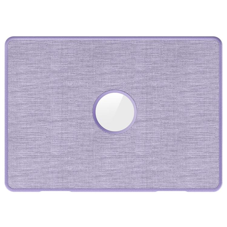 For MacBook Air 13.6 inch A3113 / A3240 Fabric Texture Pro Magnetic Holder Laptop Protective Case
