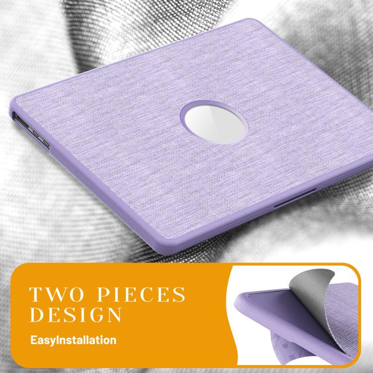 For MacBook Air 13.6 inch A3113 / A3240 Fabric Texture Pro Magnetic Holder Laptop Protective Case