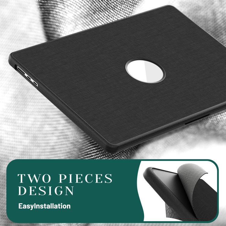For MacBook Air 15.3 inch A3114 / A3241 Fabric Texture Pro Magnetic Holder Laptop Protective Case