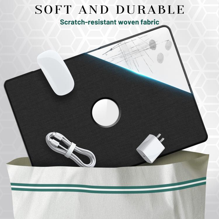 For MacBook Air 15.3 inch A3114 / A3241 Fabric Texture Pro Magnetic Holder Laptop Protective Case