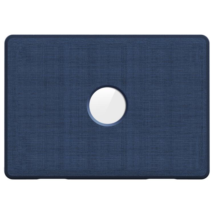 For MacBook Air 13.3 inch A2337 Fabric Texture Pro Magnetic Holder Laptop Protective Case