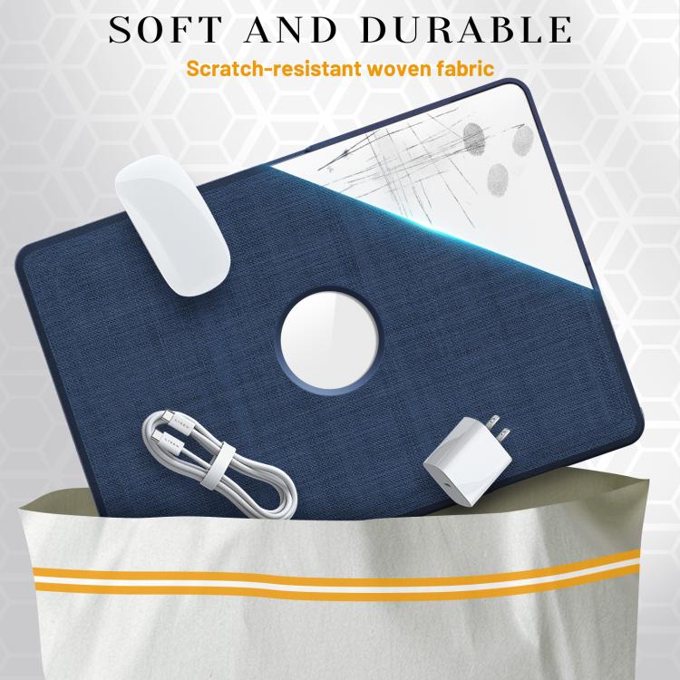 For MacBook Air 13.3 inch A2337 Fabric Texture Pro Magnetic Holder Laptop Protective Case