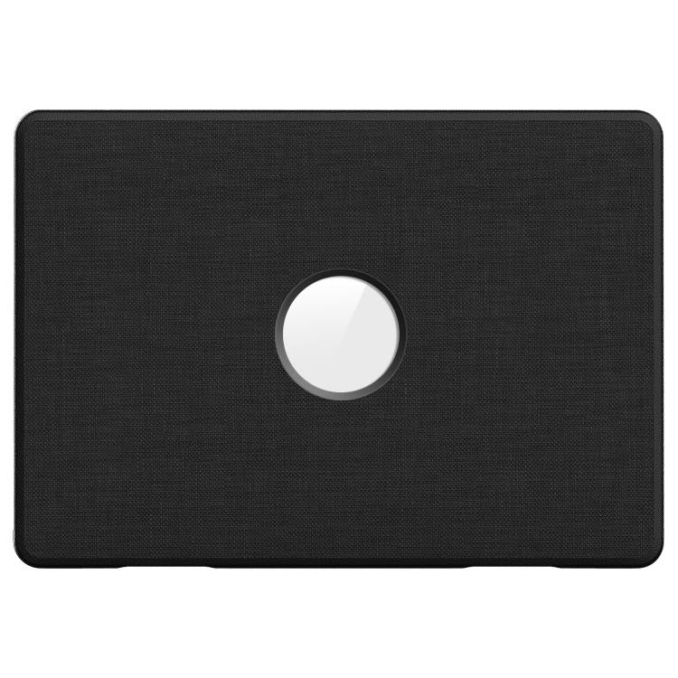 For MacBook Air 13.3 inch A2337 Fabric Texture Pro Magnetic Holder Laptop Protective Case