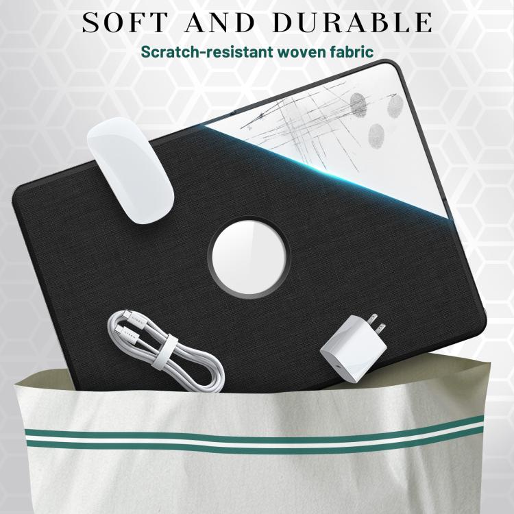For MacBook Air 13.3 inch A2337 Fabric Texture Pro Magnetic Holder Laptop Protective Case