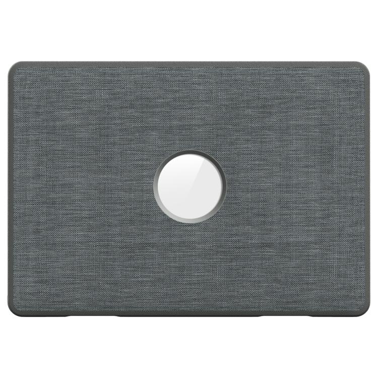 For MacBook Air 13.3 inch A2337 Fabric Texture Pro Magnetic Holder Laptop Protective Case