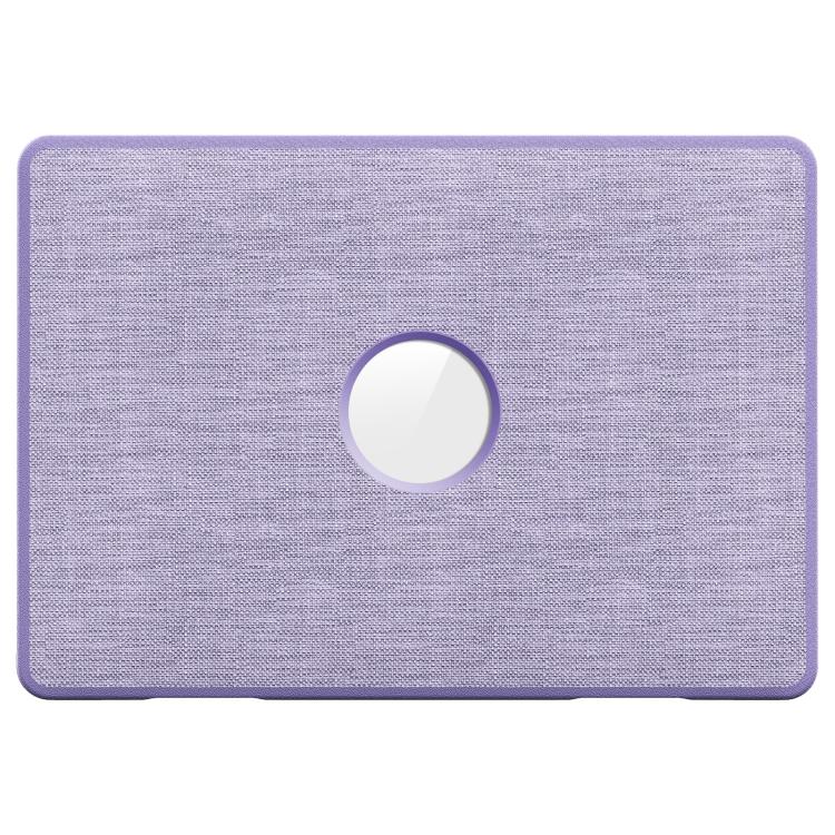 For MacBook Air 13.3 inch A2337 Fabric Texture Pro Magnetic Holder Laptop Protective Case