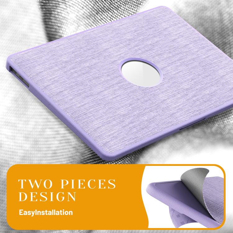 For MacBook Air 13.3 inch A2337 Fabric Texture Pro Magnetic Holder Laptop Protective Case